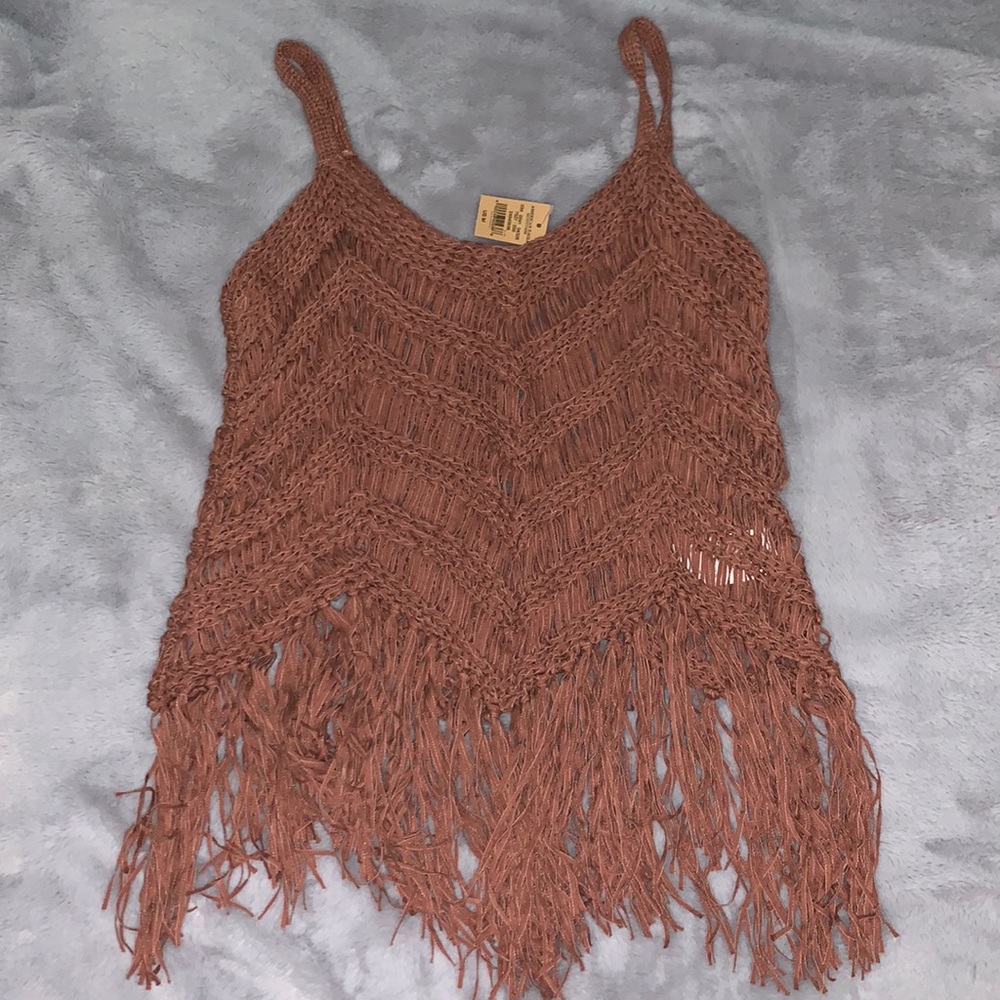 NWT American Eagle Fringe Tank Top